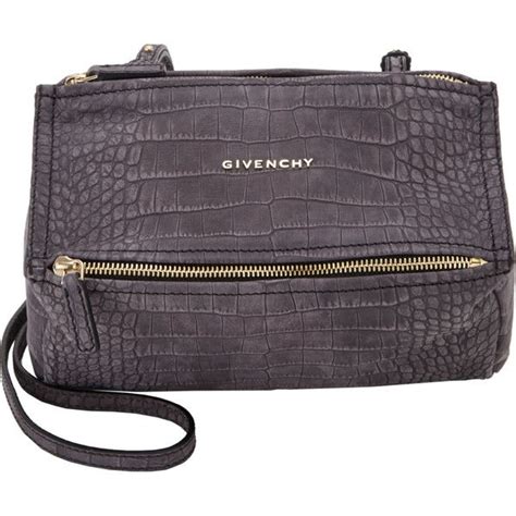 givenchy croc-stamped large pandora messenger|Givenchy Stamped Croc Bags Reference Guide .